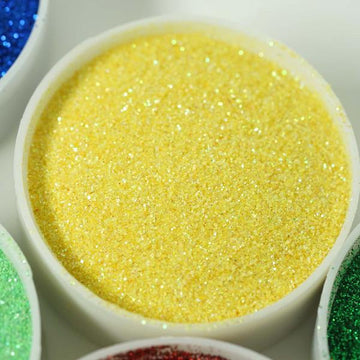 Vibrant Yellow DIY Arts and Crafts Extra Fine Glitter - Add Sparkle to Your Creations