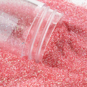 Add a Touch of Glamour with Bottle Metallic Coral Glitter Powder