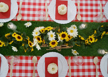 Enhance Your Table Decor with Green All Weather Artificial Grass