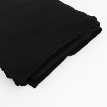 Black Spandex 4-Way Stretch Fabric Bolt, DIY Craft Fabric Roll - 60"x10 Yards