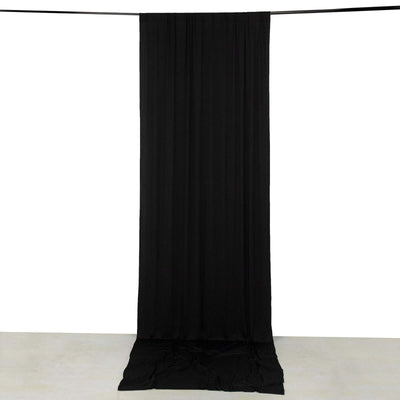 Black fabric backdrop for photography and events