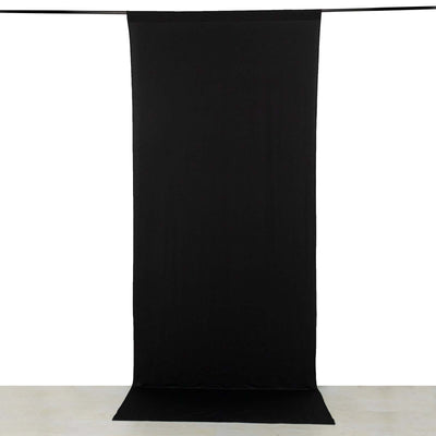 Black backdrop fabric for photography or staging purposes
