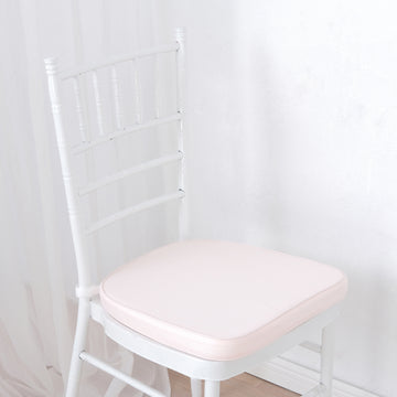 Blush Chiavari Chair Pad: Add Comfort and Elegance to Your Event