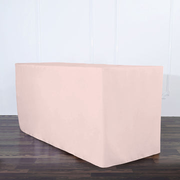 Transform Your Event with Blush Fitted Table Cover