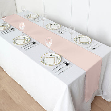 Create a Dream-Like Ambiance with the Blush Polyester Table Runner