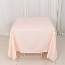 Blush Premium Scuba Square Tablecloth, Wrinkle Free Polyester Seamless Tablecloth 70inch