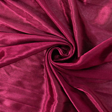 Create a Captivating Atmosphere with the Versatile Burgundy Glossy Party Drapery Panel