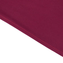 Burgundy Premium Scuba Square Table Overlay, Polyester Seamless Table Topper 70inch