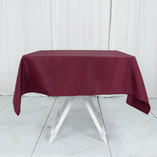 54inch Burgundy 200 GSM Seamless Premium Polyester Square Tablecloth