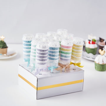 Clear Plastic Push-Up Cake Pop and Stand Set