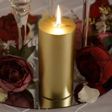 Unleash the Magic of the Dripless Unscented Pillar Candle