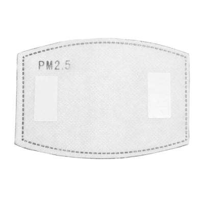 PM2.5 filter for air purification, studio shot on white background