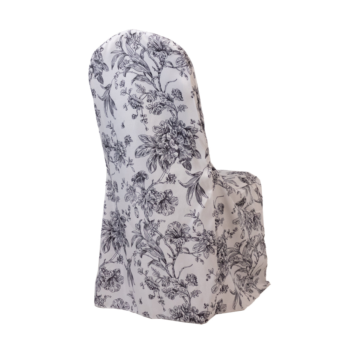 White Black French Toile Chair Covers 10 Pack | eFavormart