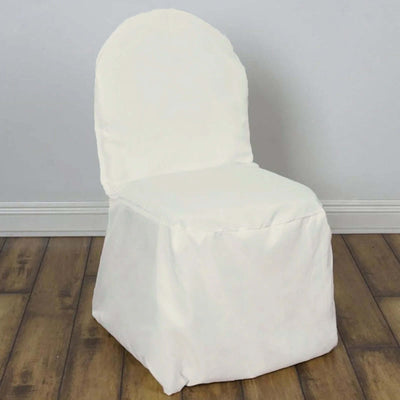 White chair cover for events or home decor
