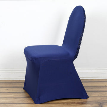 Create a Luxurious Atmosphere with the Navy Blue Spandex Chair Cover