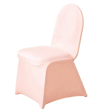 Enhance Your Event with the Blush Spandex Chair Cover