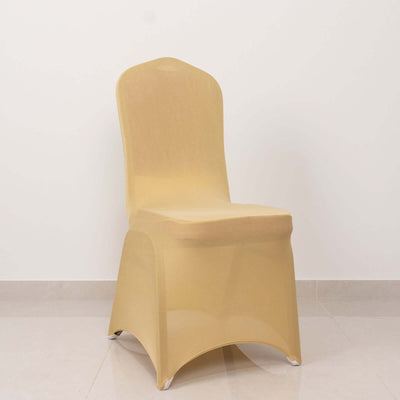Yellow transparent chair on a plain background