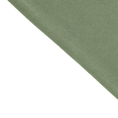 Green fabric swatch on a white background