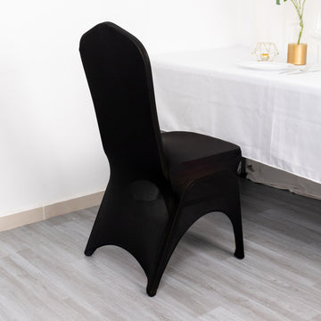 Black Premium Stretch Spandex Banquet Chair Cover