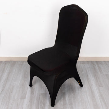 Black Premium Stretch Spandex Banquet Chair Cover