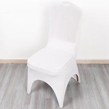 3-Way Open Arch White Premium Stretch Spandex Banquet Chair Cover, Wedding Chair Cover 160GSM