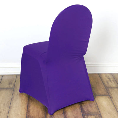 Purple chair cover for events and parties