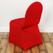 Red Spandex Stretch Fitted Banquet Chair Cover - 160 GSM
