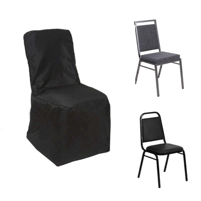 Three different styles of chairs on a white background