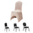 Four stylish chairs showcasing various designs and colors.