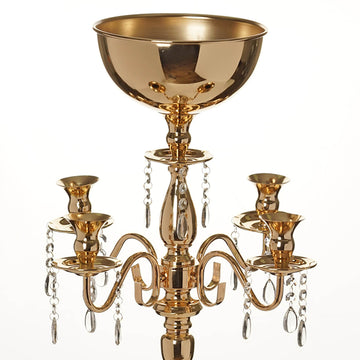 Create Unforgettable Moments with the Gold Metal Candelabra