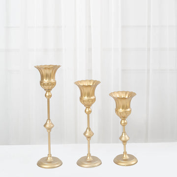 Vintage Style Flute Table Decorative Stands