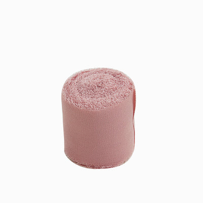 Pink elastic bandage roll on a white background