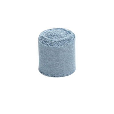 Blue elastic bandage roll on a plain background