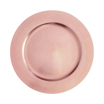 Enhance Your Table Decor with Blush Acrylic Plastic Charger Plates