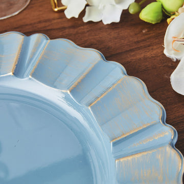 Enhance Your Event Decor with Dusty Blue Charger Plates