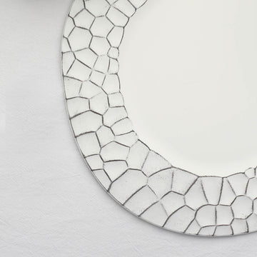 Stylish and Versatile Matte White Charger Plates