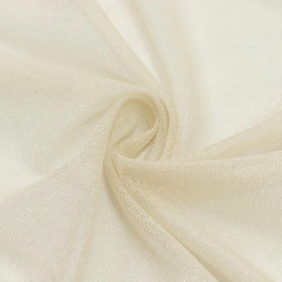 Cream sheer tulle fabric texture close-up with soft folds#whtbkgd