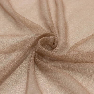 Beige shimmer tulle fabric texture close-up with soft folds#whtbkgd