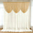 Beige sheer curtain set in a bright room