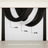 Black and white draped curtain backdrop for events and displays.