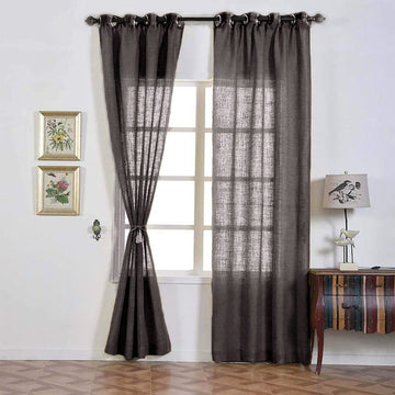Elegant Charcoal Gray Curtains for a Stylish Touch