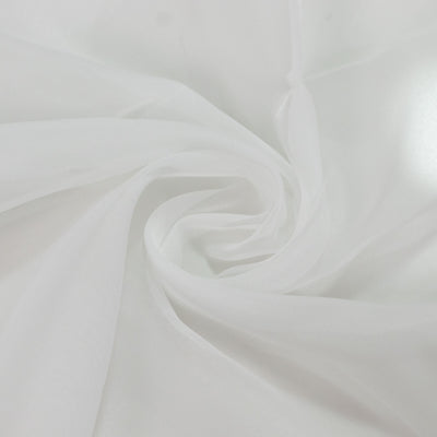 White sheer fabric texture swirled in soft folds, elegant abstract background#whtbkgd