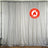 Flame retardant sheer curtain backdrop for events and photography. #whtbkgd