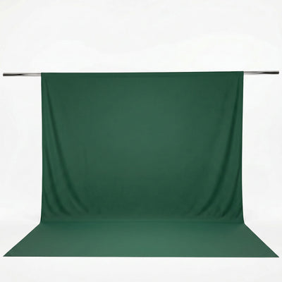 Green photography backdrop with support rod on white background#whtbkgd