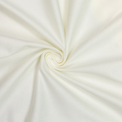 Cream fabric swirl texture close-up, soft ivory textile background