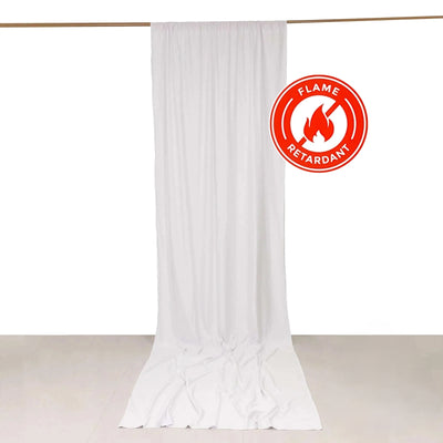 Flame retardant white fabric backdrop for photography