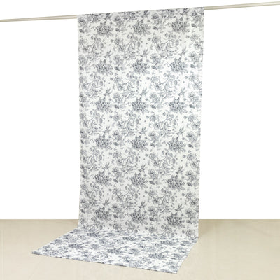 Floral patterned backdrop fabric for photography