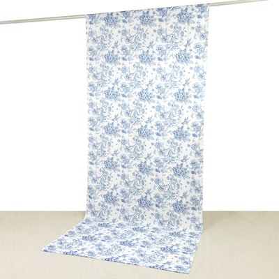 Floral-patterned backdrop for photography or events