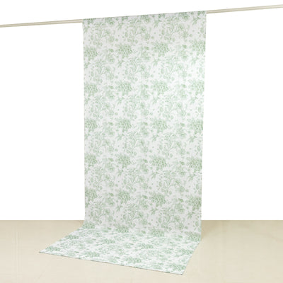 Green floral backdrop for photography or decor use.