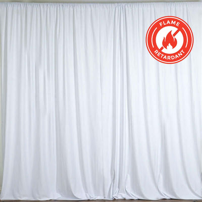 Flame retardant white backdrop curtain #whtbkgd